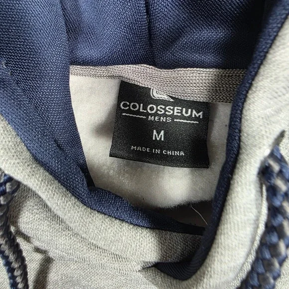 Michigan Hoodie Mens Medium Gray Medium Wash - Picture 5 of 7